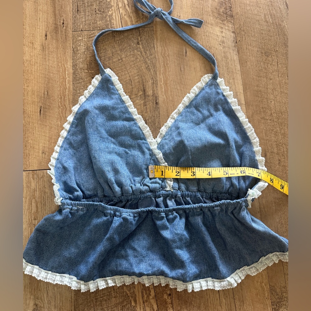 Halter peplum top - Picture 5 of 7